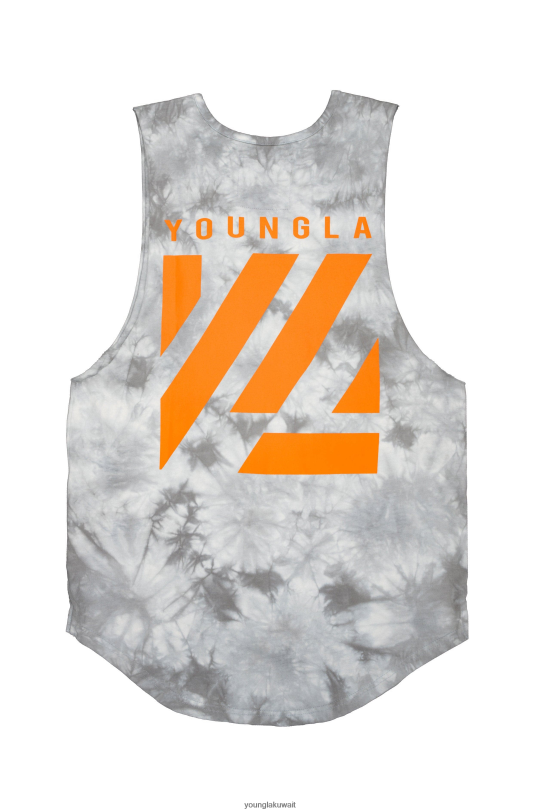 Youngla Clothing - YoungLA الرجال 321 كتلة صبغ التعادل قطعت الدبابات ملبد بالغيوم 4L466B15 ملابس