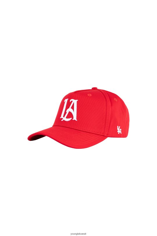 Youngla Clothing - YoungLA الرجال 920 إطار A-قبعة Snapback 2.0 أحمر 4L466B945 ملابس