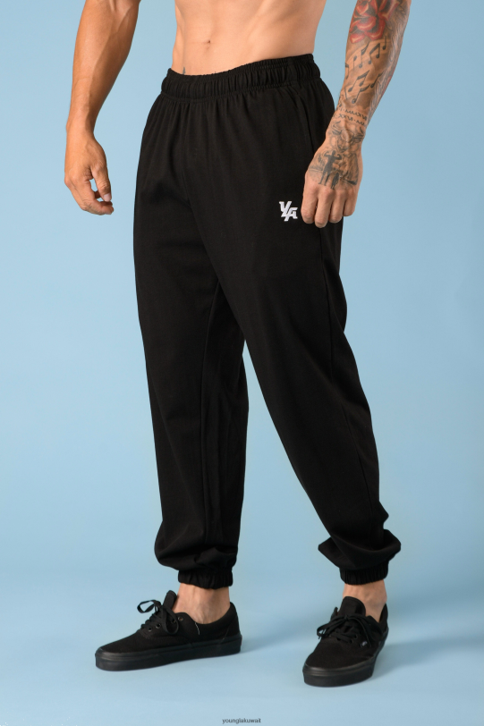 Youngla Joggers - YoungLA الرجال 231 ركض غطاء المضخة أسود 4L466B882 ملابس