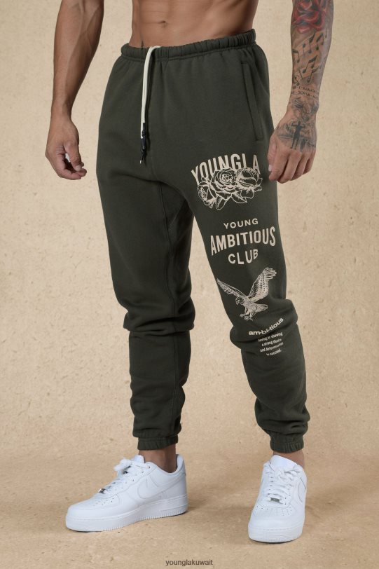 Youngla Joggers - YoungLA الرجال 233 الركضون الخالدون يسقطون 22" ليلة الغابة 4L466B849 ملابس