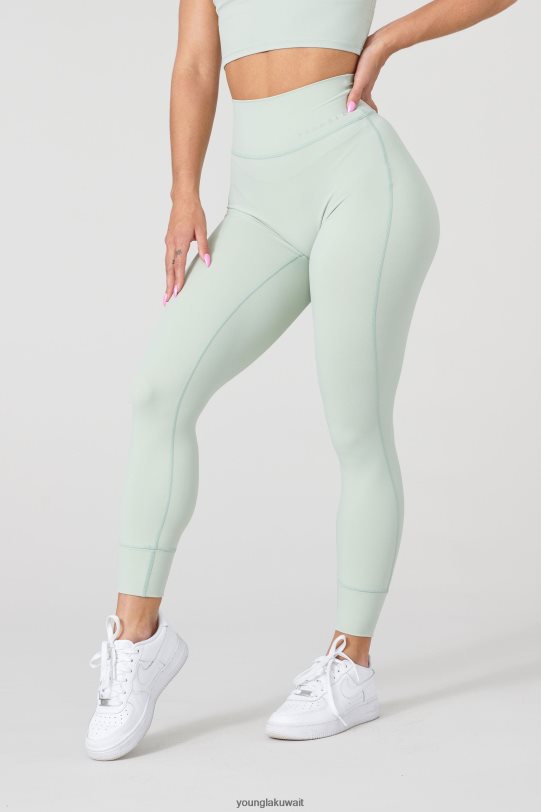 Youngla Joggers - YoungLA نحيف طماق التقدم W212 حكيم أخضر 4L466B1152 ملابس