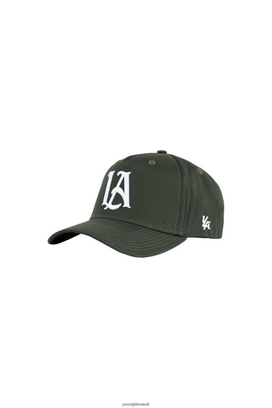 Youngla Kuwait - YoungLA الرجال 920 إطار A-قبعة Snapback 2.0 الغابة الخضراء 4L466B941 ملابس