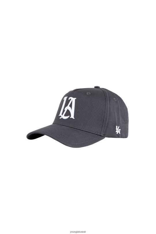 Youngla Kuwait - YoungLA الرجال 920 إطار A-قبعة Snapback 2.0 ناردو رمادي 4L466B942 ملابس